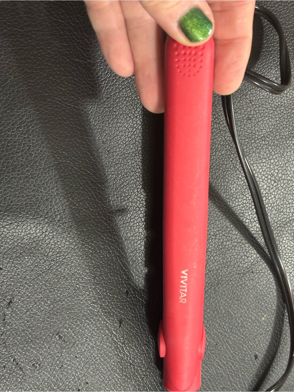 Vivitar Red Mini Hair Straightener – Travel-Friendly Styling Iron
